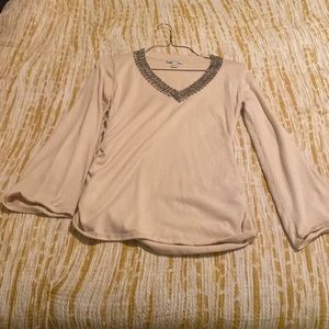 Boston Proper, medium unique neck line blouse.